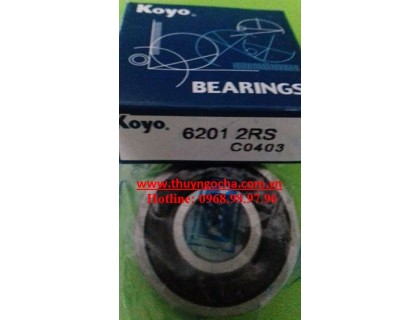 VÒNG BI-BẠC ĐẠN-Ổ BI KOYO 6201 2RS
